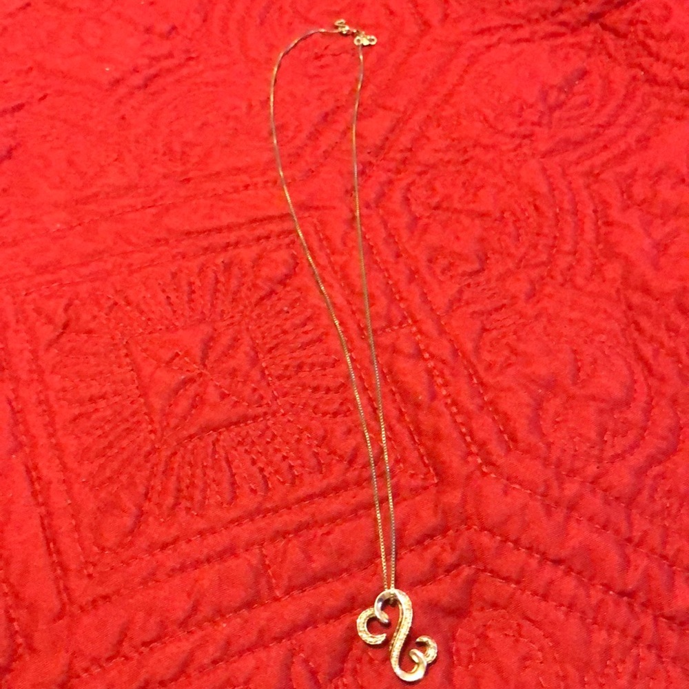 Open heart necklace